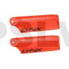   LX60331   Lynx Heli 130 X - Lynx Plastic Tail Blade 33 mm - Orange 